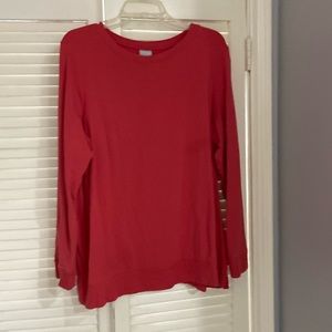 Chico’s Zenergy French Terry Rib Mix Tunic